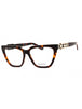 052 - dark havana/clear demo lens