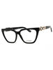 001 - shiny black/clear demo lens