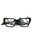 001 - shiny black/Clear demo lens