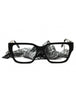 001 - shiny black/Clear demo lens