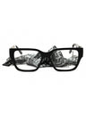001 - shiny black/Clear demo lens