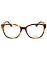 052 - dark havana/clear demo lens