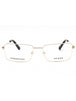 032 - pale gold/clear demo lens