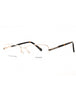 032 - pale gold/clear demo lens