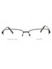 001 - shiny black/clear demo lens