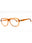 044 - orange/other / clear demo lens