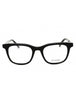 001 - shiny black / clear