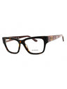052 - dark havana/clear demo lens