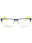 091 - matte blue/clear demo lens