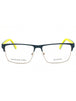 091 - matte blue/clear demo lens