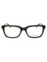 052 - dark havana/clear demo lens