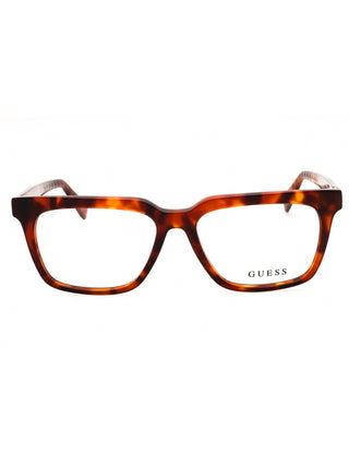 Guess GU50133 eyeglasses featuring a sleek, lightweight black acetate frame with a classic rectangular silhouette.