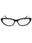 001 - shiny black/clear demo lens