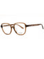 048 - shiny dark brown/clear demo lens