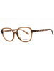 048 - shiny dark brown/clear demo lens
