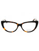 052 - dark havana / clear