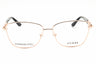 028 - shiny rose gold/clear demo lens