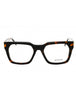 052 - dark havana/clear demo lens