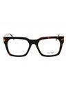 052 - dark havana/clear demo lens