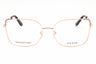 028 - shiny rose gold/clear demo lens