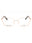 028 - Shiny Rose Gold / Clear
