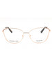 028 - shiny rose gold/clear demo lens