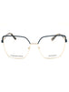 085 - matte light blue/clear demo lens