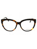 052 - dark havana/clear demo lens