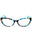 087 - shiny turquoise / clear