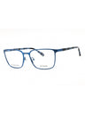 091 - matte blue/clear demo lens