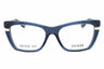 090 - shiny blue/clear demo lens