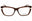 048 - shiny dark brown/clear demo lens