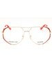 043 - matte orange/clear demo lens