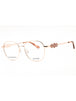 028 - shiny rose gold/Clear demo lens