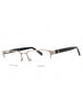 011 - matte light nickeltin/clear demo lens