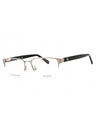 011 - matte light nickeltin/clear demo lens