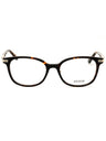 052 - dark havana/clear demo lens