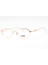 028 - shiny rose gold/clear demo lens