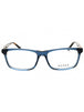 090 - shiny blue / clear demo lens