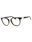 052 - dark havana/clear demo lens