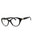 001 - shiny black/clear demo lens