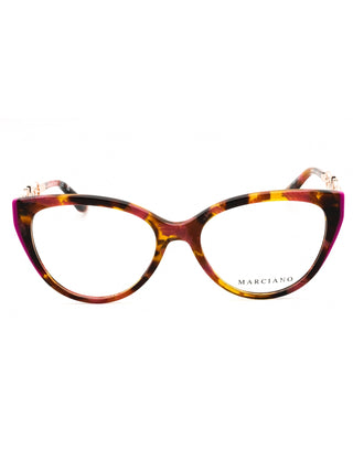 Guess by Marciano GM50006 eyeglasses featuring a sleek, lightweight metal frame in a classic rectangular shape.