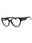 001 - shiny black/clear demo lens