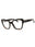 052 - dark havana/clear demo lens