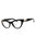 001 - shiny black/clear demo lens