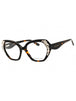 052 - dark havana/clear demo lens