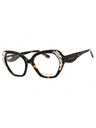 052 - dark havana/clear demo lens