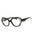001 - shiny black/clear demo lens