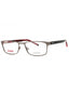 0R80 00 - Semi Matte Dark Ruthenium /Clear demo lens