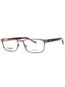 0R80 00 - Semi Matte Dark Ruthenium /Clear demo lens
